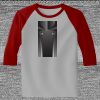 Raglan 3/4 Roundneck Shirt (Gray Body) Thumbnail