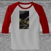 Raglan 3/4 Roundneck Shirt (Gray Body) Raglan 3/4 Roundneck Shirt (Gray Body) Thumbnail