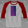 Raglan 3/4 Roundneck Shirt (Gray Body) Thumbnail
