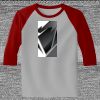 Raglan 3/4 Roundneck Shirt (Gray Body) Thumbnail