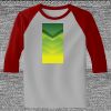 Raglan 3/4 Roundneck Shirt (Gray Body) Thumbnail
