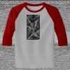 Raglan 3/4 Roundneck Shirt (Gray Body) Thumbnail