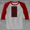 Raglan 3/4 Roundneck Shirt (Gray Body) Thumbnail