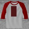 Raglan 3/4 Roundneck Shirt (Gray Body) Thumbnail