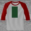 Raglan 3/4 Roundneck Shirt (Gray Body) Thumbnail