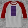 Raglan 3/4 Roundneck Shirt (Gray Body) Thumbnail