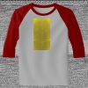 Raglan 3/4 Roundneck Shirt (Gray Body) Thumbnail