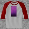 Raglan 3/4 Roundneck Shirt (Gray Body) Thumbnail