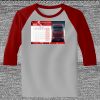 Raglan 3/4 Roundneck Shirt (Gray Body) Thumbnail