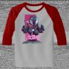 Raglan 3/4 Roundneck Shirt (Gray Body) Thumbnail