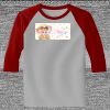 Raglan 3/4 Roundneck Shirt (Gray Body) Thumbnail