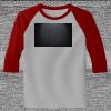 Raglan 3/4 Roundneck Shirt (Gray Body) Thumbnail