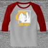 Raglan 3/4 Roundneck Shirt (Gray Body) Thumbnail