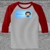 Raglan 3/4 Roundneck Shirt (Gray Body) Thumbnail