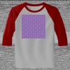Raglan 3/4 Roundneck Shirt (Gray Body) Thumbnail