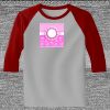 Raglan 3/4 Roundneck Shirt (Gray Body) Thumbnail