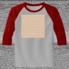 Raglan 3/4 Roundneck Shirt (Gray Body) Thumbnail
