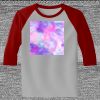 Raglan 3/4 Roundneck Shirt (Gray Body) Thumbnail