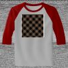 Raglan 3/4 Roundneck Shirt (Gray Body) Thumbnail