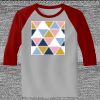 Raglan 3/4 Roundneck Shirt (Gray Body) Thumbnail