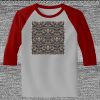 Raglan 3/4 Roundneck Shirt (Gray Body) Thumbnail