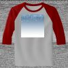 Raglan 3/4 Roundneck Shirt (Gray Body) Thumbnail