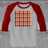 Raglan 3/4 Roundneck Shirt (Gray Body) Thumbnail
