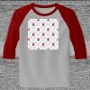 Raglan 3/4 Roundneck Shirt (Gray Body) Thumbnail
