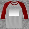 Raglan 3/4 Roundneck Shirt (Gray Body) Thumbnail