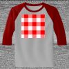 Raglan 3/4 Roundneck Shirt (Gray Body) Thumbnail