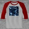 Raglan 3/4 Roundneck Shirt (Gray Body) Thumbnail