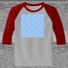Raglan 3/4 Roundneck Shirt (Gray Body) Thumbnail