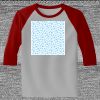Raglan 3/4 Roundneck Shirt (Gray Body) Thumbnail