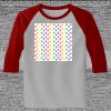 Raglan 3/4 Roundneck Shirt (Gray Body) Thumbnail
