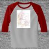 Raglan 3/4 Roundneck Shirt (Gray Body) Thumbnail
