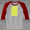 Raglan 3/4 Roundneck Shirt (Gray Body) Thumbnail