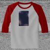 Raglan 3/4 Roundneck Shirt (Gray Body) Thumbnail