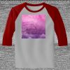 Raglan 3/4 Roundneck Shirt (Gray Body) Thumbnail