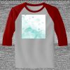 Raglan 3/4 Roundneck Shirt (Gray Body) Thumbnail