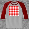 Raglan 3/4 Roundneck Shirt (Gray Body) Thumbnail