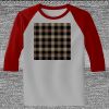 Raglan 3/4 Roundneck Shirt (Gray Body) Thumbnail
