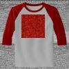 Raglan 3/4 Roundneck Shirt (Gray Body) Thumbnail