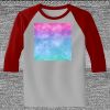 Raglan 3/4 Roundneck Shirt (Gray Body) Thumbnail