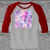 Raglan 3/4 Roundneck Shirt (Gray Body) Thumbnail