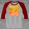 Raglan 3/4 Roundneck Shirt (Gray Body) Thumbnail