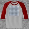 Raglan 3/4 Roundneck Shirt (Gray Body) Thumbnail