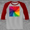 Raglan 3/4 Roundneck Shirt (Gray Body) Thumbnail