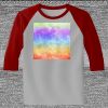 Raglan 3/4 Roundneck Shirt (Gray Body) Thumbnail