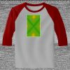 Raglan 3/4 Roundneck Shirt (Gray Body) Thumbnail