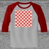 Raglan 3/4 Roundneck Shirt (Gray Body) Thumbnail